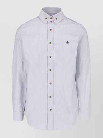 Vivienne Westwood shirt button down collar cuffed long sleeves