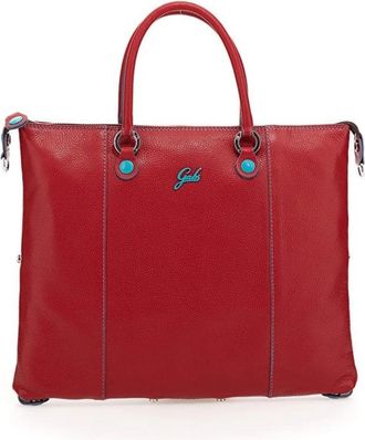 Gabs Convertible Rode Leren Shopper Tas - Dames - Shoppers - Rood - ONE Size - Katoen - Tassen