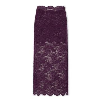 Paco Rabanne Gonna Midi in Pizzo - - Skirts - Donna - Viola - S