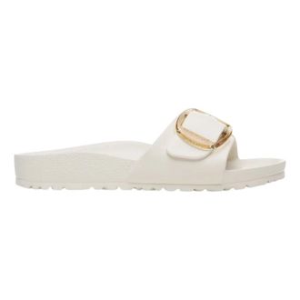 Birkenstock Madrid Big Buckle Narrow Fit - Dames - Sandalen - Wit - 39 EU - Schoenen