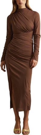 Reiss Kelly Ruched Midi Dress