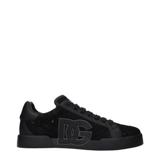 Dolce & Gabbana Dolce&Gabbana Sneakers Portofino Donnas Pizzo Nero