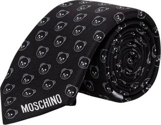 Moschino Cravatta Classica - - Accessories - Uomo - Nero - ONE SIZE