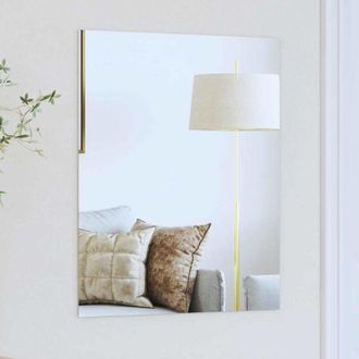 vidaXL vidaXL Specchio da parete Rettangolare 50 x 60 cm vetro temperato