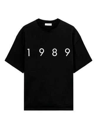 1989 STUDIO cotton T-shirt - men - Cotton - L - Black