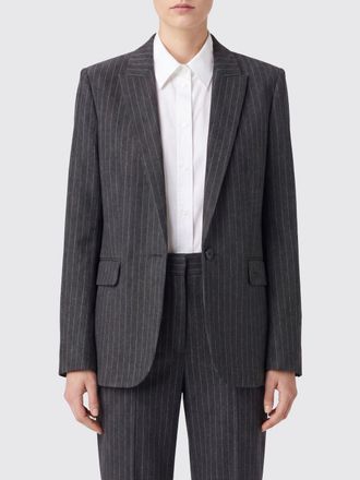 Zadig&Voltaire Blazer monopetto gessato con rever a lancia