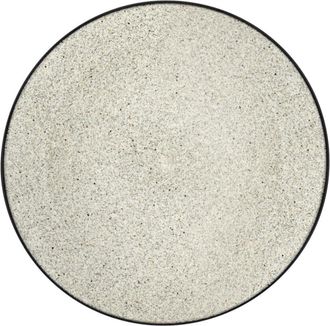 Medard De Noblat Plato de postre (x6) Gres Beige/Negro