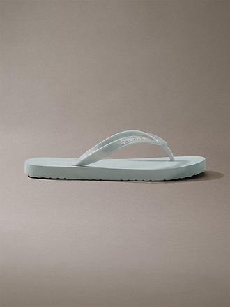 Calvin Klein Arwa - Metallic slippers met parelmoer