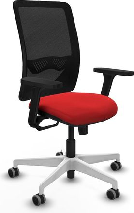 Piqueras y Crespo Sedia Da Ufficio Piqueras Y Crespo Zulema Rossa Rete Similpelle