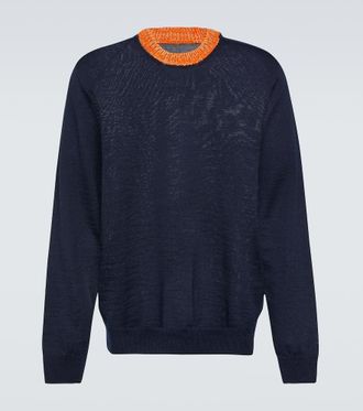 Maison Margiela Mens Faded Black Sweatshirt With Printed