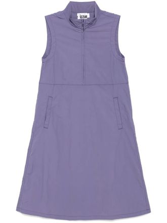 Izzue half-zip dress - Purple
