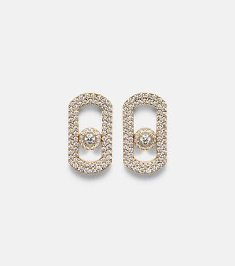 Messika So Move 18kt gold earrings with diamonds