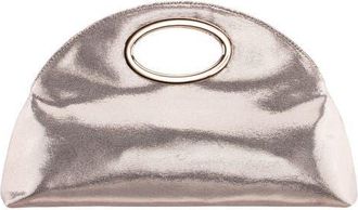 Nina Jael Top Handle Clutch in Light Gold at Nordstrom