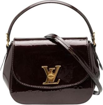 Louis Vuitton Pre-owned Pasadena - Dames - Vintage Handtas - Paars - ONE Size - Leer - Vintage