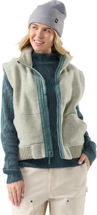 Smartwool Womens Second Cut Fleece Vest Green XS