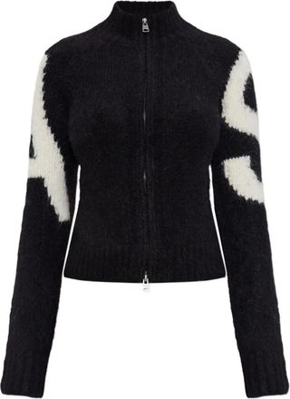 AllSaints Cardigan Sylvie con zip - Nero