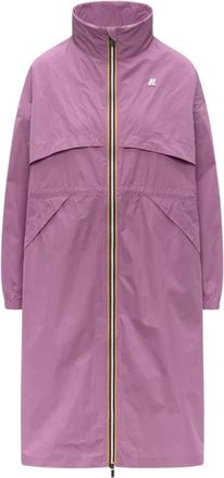K-Way Aube Memory Touch Jacket - Dames - Parka Jassen - Paars - S - Jassen
