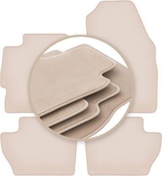 OEM Alfombrillas Premium Beige Para: Ford Puma Ii Crossover 2017