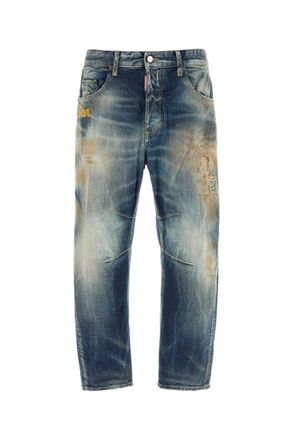 Dsquared2 Blue Mid Rise Jeans