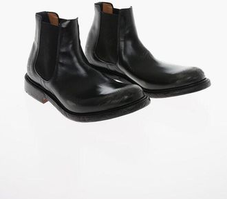 Churchs Distressed Leather Chelsea Ankle Boots WELLS size 6