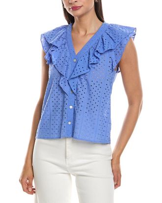 Nanette Lepore Eyelet Blouse