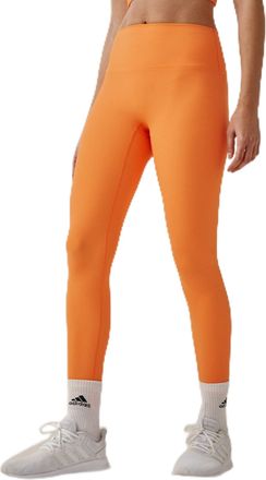 Black Limba Emmer Womens Rib High Waist Sports Legging Orange