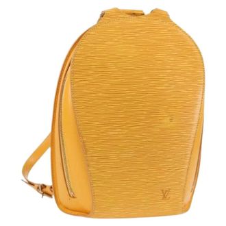 Louis Vuitton Pre-owned Cuoio backpacks - - Pre-owned - Donna - Giallo - ONE SIZE