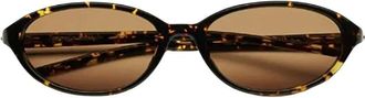 Chimi Eyewear Ellipse Zonnebril - unisex - Accessoires - Bruin - Maat: 55 MM