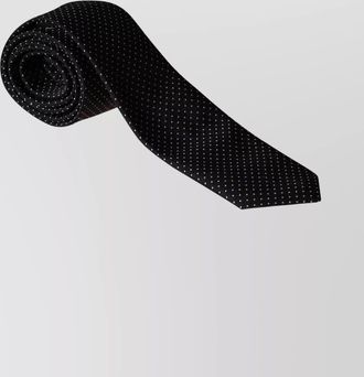 Frankie Shop dotted jacquard tie with polka dot design