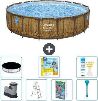 Bestway Piscina Bestway Power Steel Redonda - 549x122 Cm - 8-piezas S532