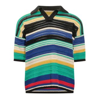 Laneus Polo Shirts, male, Multicolor, Size: S Knitted Polo