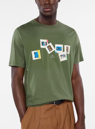 Paul Smith Mens Instant photo graphic T-shirt