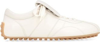 Tod's White Lace Up Sneakers