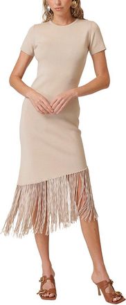 Line & Dot Chrysta Asymmetrical Fringe Dress