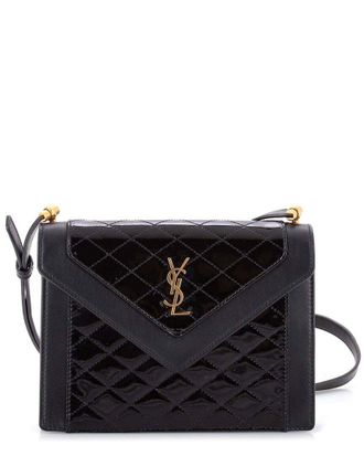 Saint Laurent Gaby Envelope Satchel Quilted Leather Mini (Authentic Pre-Loved)