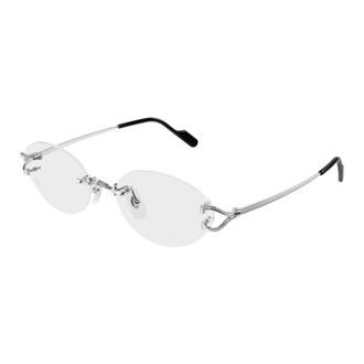 Cartier Ct0665Oj Bril - Dames - Accessoires - Grijs - Maat: 53 MM