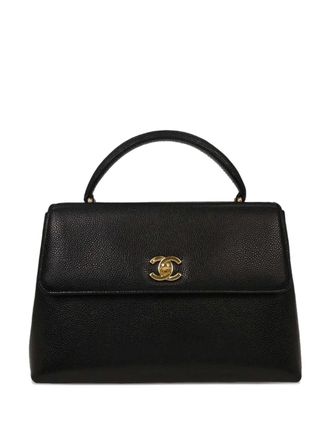 Chanel 1998 Kelly top-handle tote bag - Black