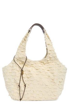 Lucky Brand Pria Canvas Tote Bag in Natural Checkered Denim at Nordstrom Rack