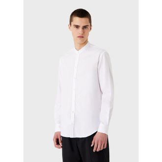 Emporio Armani overhemd met lange mouwen voor heren in Wit