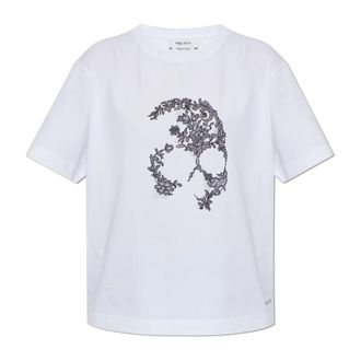 Alexander McQueen Dames, Tops, Wit, Maat: XS Katoen