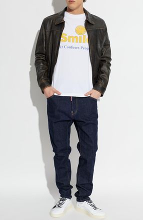 Dsquared2 T-shirt With Print, Mens, White