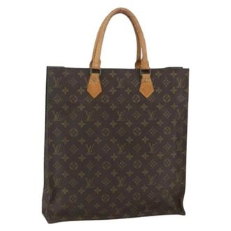 Louis Vuitton Pre-owned Tote Bags, female, Brown, Size: ONE SIZE Pre-owned Canvas Tote Bag