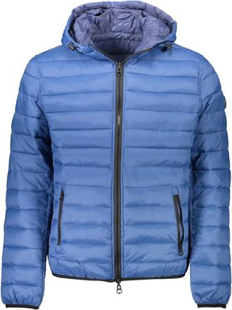 U.S.Polo Association Blauwe Nylon Herenjas - Heren - Winterjassen - Blauw - XL - Nylon - Jassen