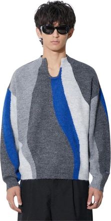 Ader Error Long Sleeve Pullover 0301 - Heren - Coltruien - Veelkleurig - M - Wol - Truien & Vesten