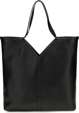 Saint Laurent Y Stitch Tote Bag - Heren - Tassen - Zwart - Maat: ONE Size Leer