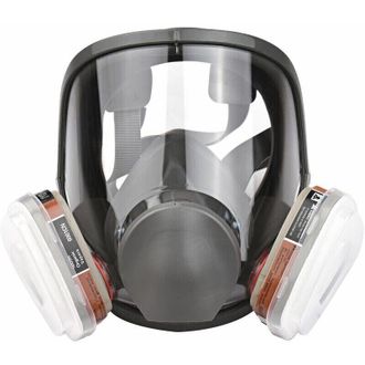 OEM Respirador De Cobertura Total Para Vapores Org&aacute;nicos - Protecci&oacute;n Contra Polvo Y Gases - Ajuste Personalizado - Incluye Bolsa De Almacenamiento -crezu