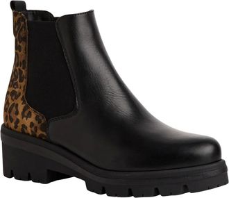 Tamaris Stivale Chelsea in Pelle - - Shoes - Donna - Nero - 38 EU