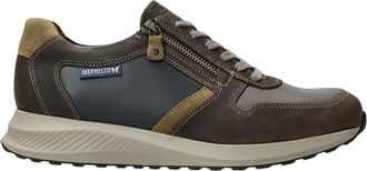 Mephisto Sneaker Dino - Heren - Schoenen - Bruin - Maat: 42 EU Leer