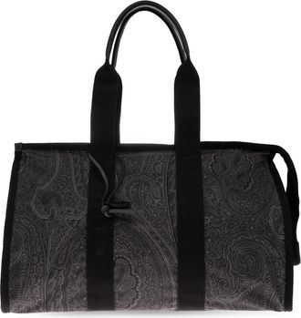Etro Bolsa de Viaje Estampada - Bags - Hombre - Gris - ONE SIZE