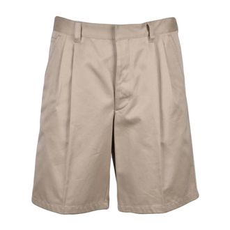Prada Casual Shorts, male, Beige, Size: M Casual Shorts